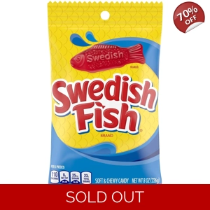 Swedish Fish Original Red - 226g Bag - Soft and Chewy Candy